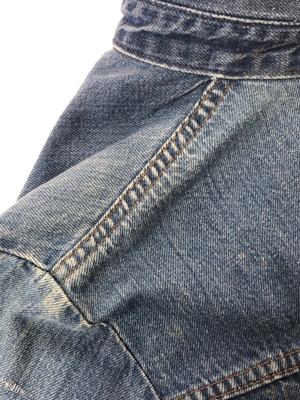 【現状渡し品】【メンズ】 LEVI'S リーバイス 70'S-80'S WAPPEN DENIM JACKET オレンジタブ 70年代-80年代 ワッペン デニムジャケット ライトアウター 146-260519-na-09-tagh サイズ：L カラー：インディゴ 万代Net店