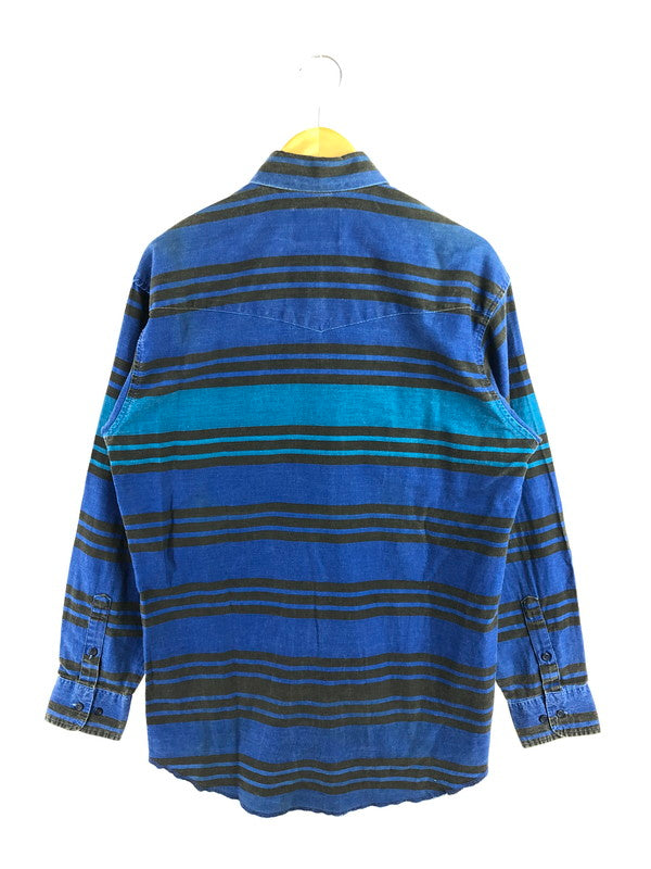 【中古品】【メンズ】 WRANGLER ラングラー X-LONG TAILS LS BD SHIRT エックス ロングテール シャツ トップス 146-260516-rt-17-tagh サイズ：16-34 カラー：ブルー 万代Net店