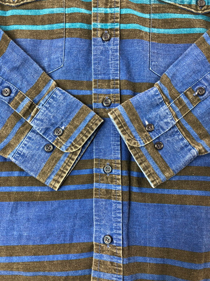 【中古品】【メンズ】 WRANGLER ラングラー X-LONG TAILS LS BD SHIRT エックス ロングテール シャツ トップス 146-260516-rt-17-tagh サイズ：16-34 カラー：ブルー 万代Net店