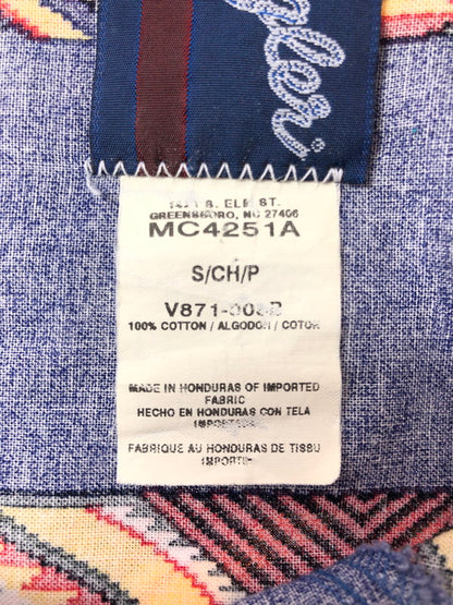 【中古品】【メンズ】 WRANGLER 80～90's WESTERN SHIRT 80～90年代 ウエスタン シャツ 146-260516-rt-18-tagh サイズ：S カラー：ネイビー 万代Net店