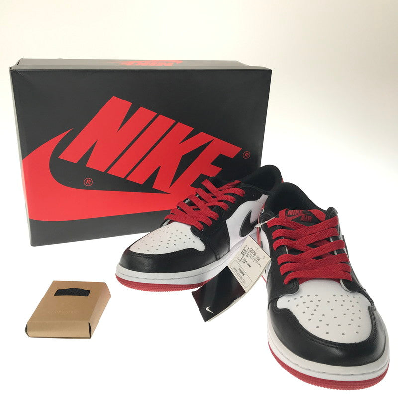 【中古美品】【メンズ】 NIKE ナイキ AIR JORDAN 1 RETRO LOW OG CZ0790-106 エアジョーダン 1 レトロ ロー スニーカー 靴 160-260510-na-03-tagh サイズ：26.5cm US 8.5 カラー：WHITE/BLACK-VARSITY RED 万代Net店