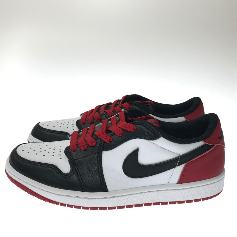 【中古美品】【メンズ】 NIKE ナイキ AIR JORDAN 1 RETRO LOW OG CZ0790-106 エアジョーダン 1 レトロ ロー スニーカー 靴 160-260510-na-03-tagh サイズ：26.5cm US 8.5 カラー：WHITE/BLACK-VARSITY RED 万代Net店