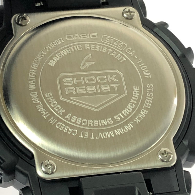 【中古品】 G-SHOCK ジーショック GA-110MF-1AJF 110 SERIES アナデジ クォーツ 腕時計 196-260515-ty-09-tagh カラー：ブラック 万代Net店