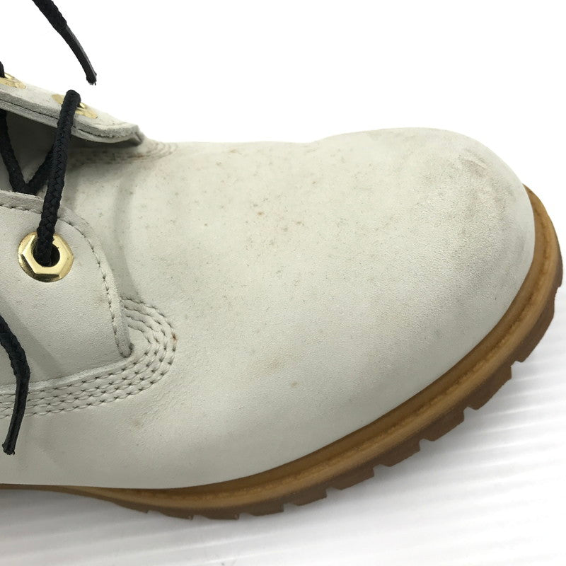 【中古品】【メンズ】 TIMBERLAND PRIMALOFT PREMIUM BOOT "WHITE NUBUCK" A15RN プリマロフト プレミアム ブーツ "ホワイトヌバック” ブーツ シューズ 靴 164-260521-ki-07-tagh サイズ：7.5W カラー：ホワイト 万代Net店