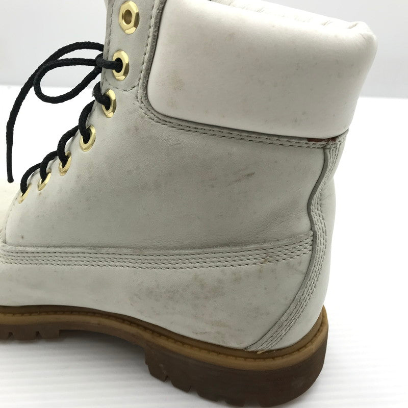 【中古品】【メンズ】 TIMBERLAND PRIMALOFT PREMIUM BOOT "WHITE NUBUCK" A15RN プリマロフト プレミアム ブーツ "ホワイトヌバック” ブーツ シューズ 靴 164-260521-ki-07-tagh サイズ：7.5W カラー：ホワイト 万代Net店