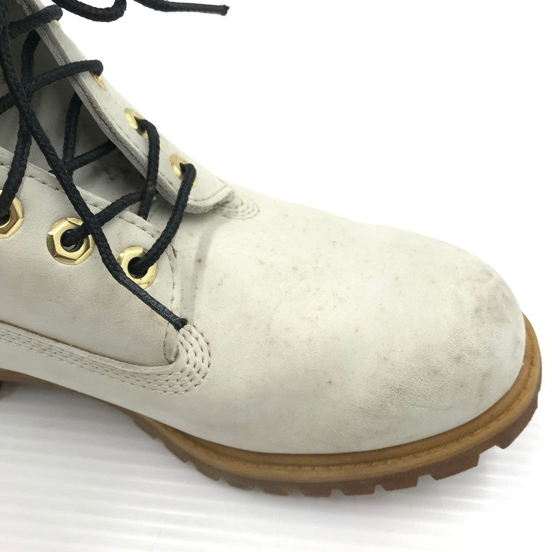 【中古品】【メンズ】 TIMBERLAND PRIMALOFT PREMIUM BOOT "WHITE NUBUCK" A15RN プリマロフト プレミアム ブーツ "ホワイトヌバック” ブーツ シューズ 靴 164-260521-ki-07-tagh サイズ：7.5W カラー：ホワイト 万代Net店