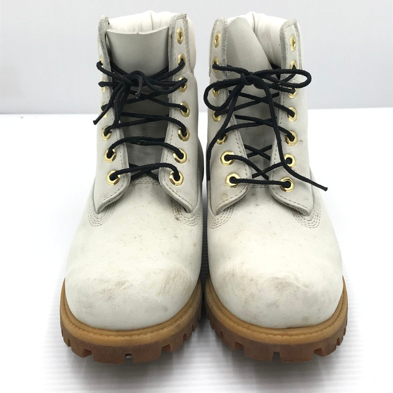 【中古品】【メンズ】 TIMBERLAND PRIMALOFT PREMIUM BOOT "WHITE NUBUCK" A15RN プリマロフト プレミアム ブーツ "ホワイトヌバック” ブーツ シューズ 靴 164-260521-ki-07-tagh サイズ：7.5W カラー：ホワイト 万代Net店