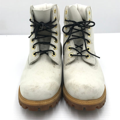【中古品】【メンズ】 TIMBERLAND PRIMALOFT PREMIUM BOOT "WHITE NUBUCK" A15RN プリマロフト プレミアム ブーツ "ホワイトヌバック” ブーツ シューズ 靴 164-260521-ki-07-tagh サイズ：7.5W カラー：ホワイト 万代Net店