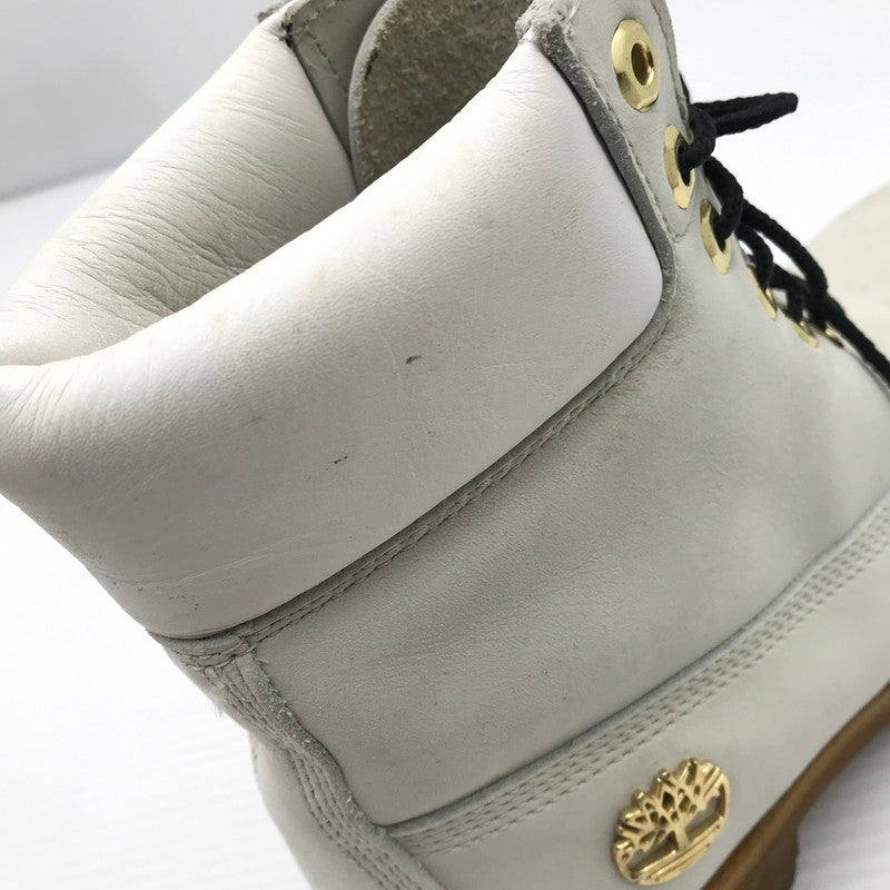 【中古品】【メンズ】 TIMBERLAND PRIMALOFT PREMIUM BOOT "WHITE NUBUCK" A15RN プリマロフト プレミアム ブーツ "ホワイトヌバック” ブーツ シューズ 靴 164-260521-ki-07-tagh サイズ：7.5W カラー：ホワイト 万代Net店