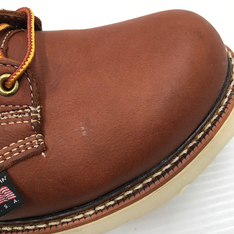 【中古品】【メンズ】 THOROGOOD ソログッド 814-4355 プレーントゥ オイルタン レザー ブーツ シューズ 靴 164-260521-ki-08-tagh サイズ：9D カラー：ブラウン 万代Net店