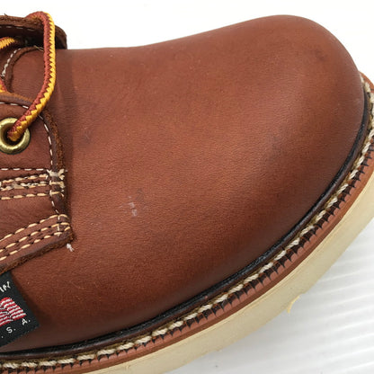 【中古品】【メンズ】 THOROGOOD ソログッド 814-4355 プレーントゥ オイルタン レザー ブーツ シューズ 靴 164-260521-ki-08-tagh サイズ：9D カラー：ブラウン 万代Net店