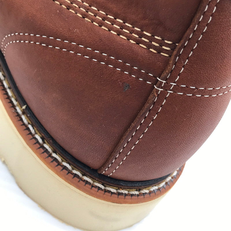 【中古品】【メンズ】 THOROGOOD ソログッド 814-4355 プレーントゥ オイルタン レザー ブーツ シューズ 靴 164-260521-ki-08-tagh サイズ：9D カラー：ブラウン 万代Net店