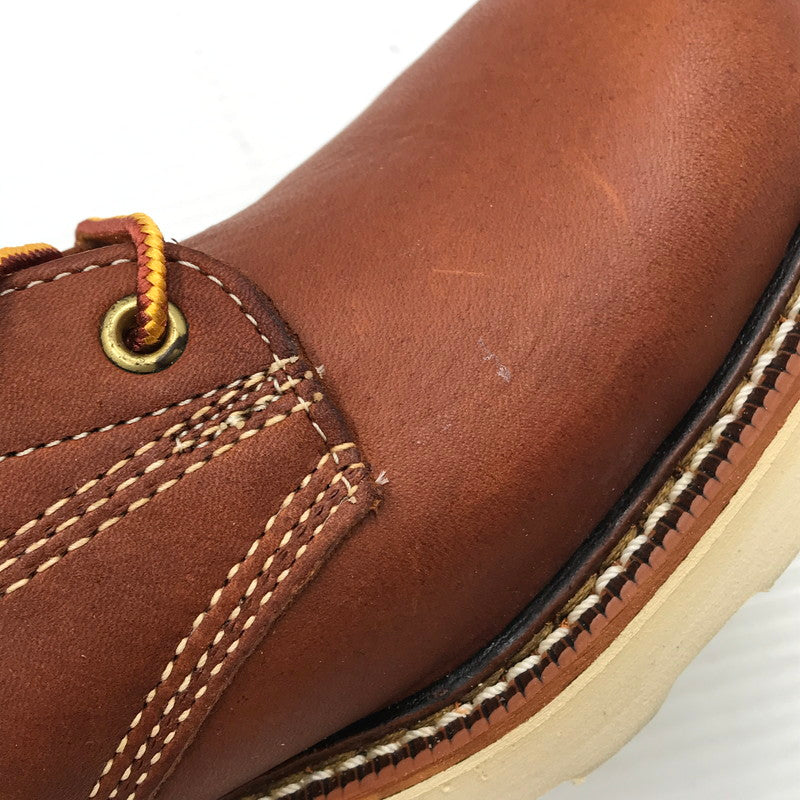 【中古品】【メンズ】 THOROGOOD ソログッド 814-4355 プレーントゥ オイルタン レザー ブーツ シューズ 靴 164-260521-ki-08-tagh サイズ：9D カラー：ブラウン 万代Net店