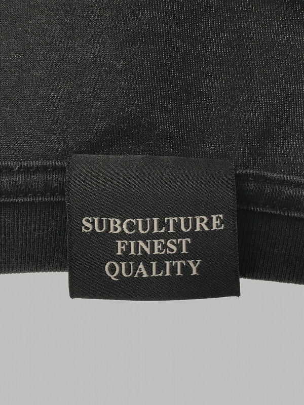 【中古品】【メンズ】 SUBCULTURE サブカルチャー PRINT S/S TEE プリント Tシャツ 半袖Tシャツ 142-260520-na-13-tagh サイズ：3 カラー：ブラック 万代Net店