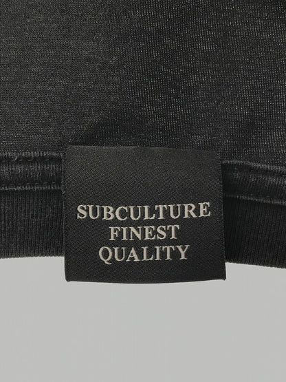 【中古品】【メンズ】 SUBCULTURE サブカルチャー PRINT S/S TEE プリント Tシャツ 半袖Tシャツ 142-260520-na-13-tagh サイズ：3 カラー：ブラック 万代Net店