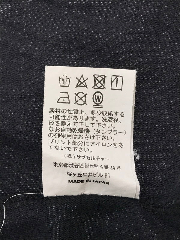 【中古品】【メンズ】 SUBCULTURE サブカルチャー PRINT S/S TEE プリント Tシャツ 半袖Tシャツ 142-260520-na-13-tagh サイズ：3 カラー：ブラック 万代Net店