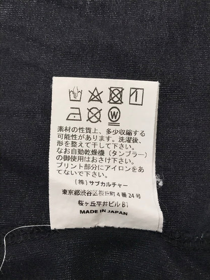 【中古品】【メンズ】 SUBCULTURE サブカルチャー PRINT S/S TEE プリント Tシャツ 半袖Tシャツ 142-260520-na-13-tagh サイズ：3 カラー：ブラック 万代Net店