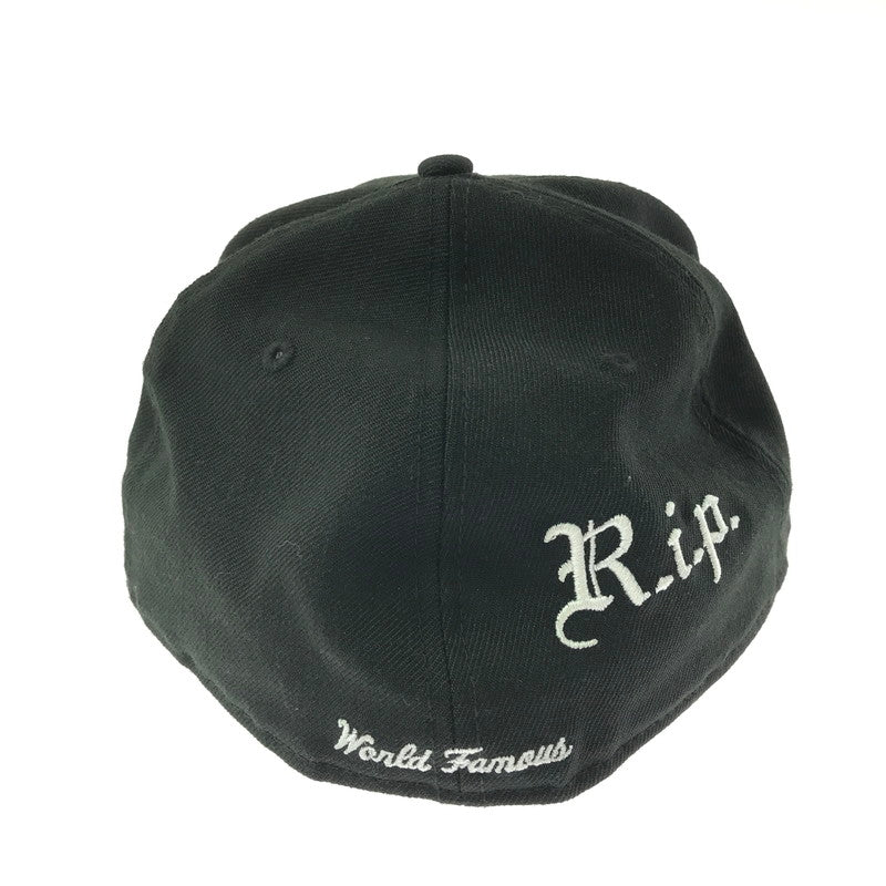 【現状渡し品】【メンズ】 SUPREME シュプリーム × NEW ERA ニューエラ R.I.P. CAP キャップ 帽子 149-260609-na-02-tagh サイズ：8/63.5cm カラー：ブラック 万代Net店