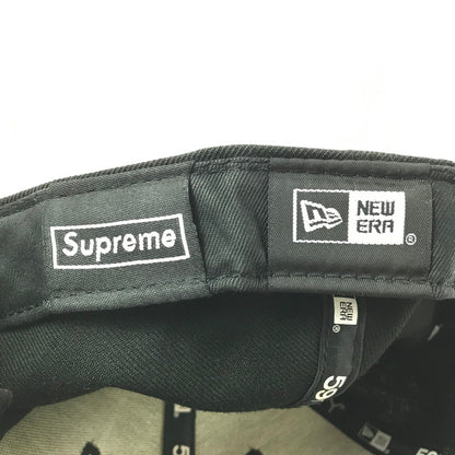 【現状渡し品】【メンズ】 SUPREME シュプリーム × NEW ERA ニューエラ R.I.P. CAP キャップ 帽子 149-260609-na-02-tagh サイズ：8/63.5cm カラー：ブラック 万代Net店