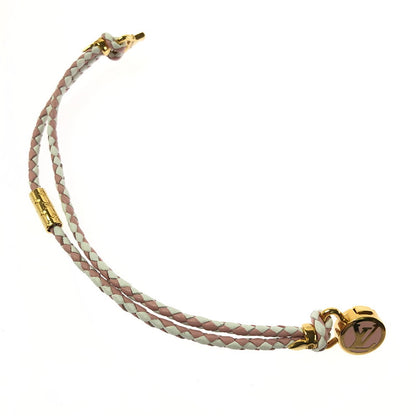 【中古品】 LOUIS VUITTON ルイ ヴィトン LV CRICK IT BRACELET M8628SP BC0224 LV クリック イット ブレスレット レザー アクセサリー 179-260515-ty-02-tagh カラー：ピンク 万代Net店