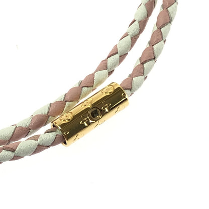 【中古品】 LOUIS VUITTON ルイ ヴィトン LV CRICK IT BRACELET M8628SP BC0224 LV クリック イット ブレスレット レザー アクセサリー 179-260515-ty-02-tagh カラー：ピンク 万代Net店