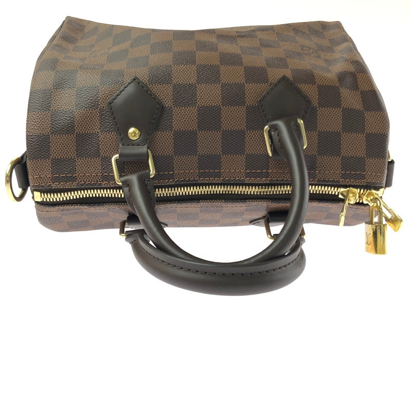 【中古品】 LOUIS VUITTON ルイ ヴィトン Speedy Bandouliere 25 Damier Ebene N40575 スピーディ バンドリエール 25 ダミエ エベヌ ショルダーバッグ 179-260515-ty-01-tagh カラー：ダミエ・エベヌ 万代Net店