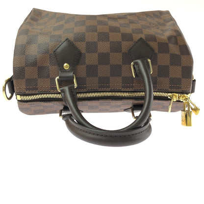 【中古品】 LOUIS VUITTON ルイ ヴィトン Speedy Bandouliere 25 Damier Ebene N40575 スピーディ バンドリエール 25 ダミエ エベヌ ショルダーバッグ 179-260515-ty-01-tagh カラー：ダミエ・エベヌ 万代Net店