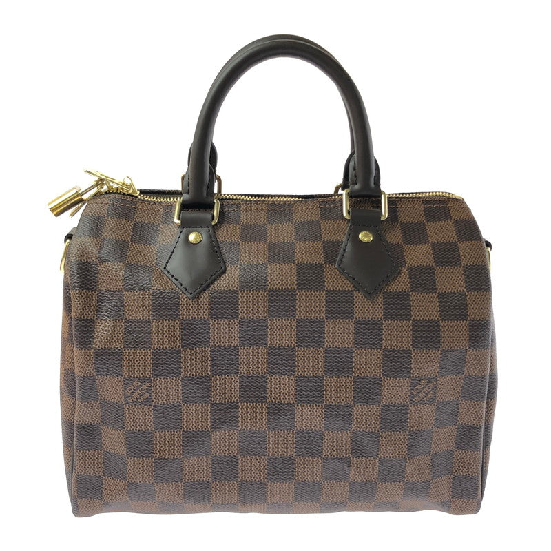 【中古品】 LOUIS VUITTON ルイ ヴィトン Speedy Bandouliere 25 Damier Ebene N40575 スピーディ バンドリエール 25 ダミエ エベヌ ショルダーバッグ 179-260515-ty-01-tagh カラー：ダミエ・エベヌ 万代Net店