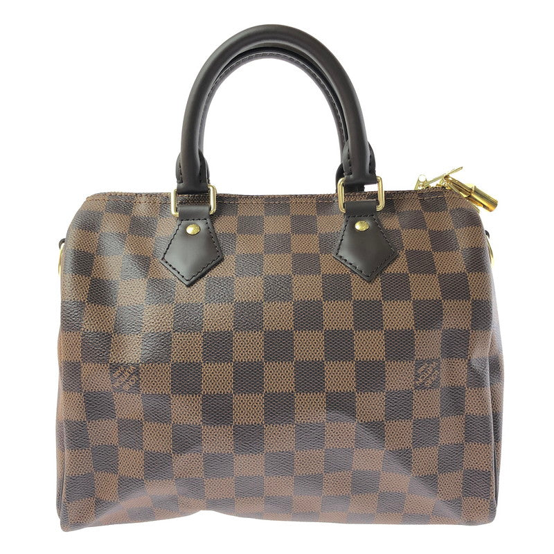 【中古品】 LOUIS VUITTON ルイ ヴィトン Speedy Bandouliere 25 Damier Ebene N40575 スピーディ バンドリエール 25 ダミエ エベヌ ショルダーバッグ 179-260515-ty-01-tagh カラー：ダミエ・エベヌ 万代Net店