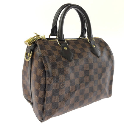 【中古品】 LOUIS VUITTON ルイ ヴィトン Speedy Bandouliere 25 Damier Ebene N40575 スピーディ バンドリエール 25 ダミエ エベヌ ショルダーバッグ 179-260515-ty-01-tagh カラー：ダミエ・エベヌ 万代Net店