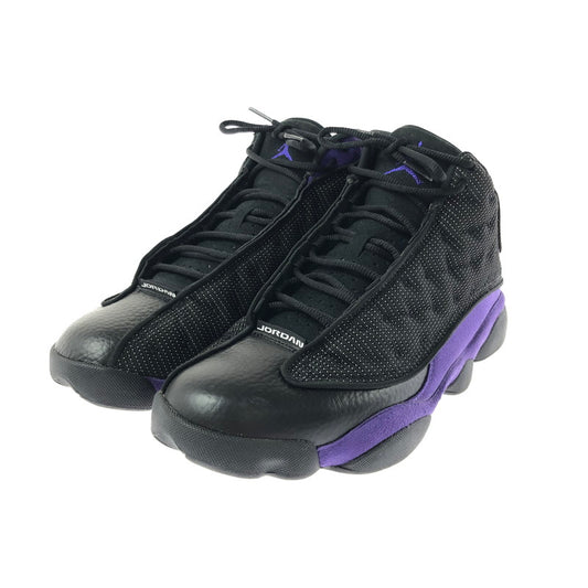 【中古品】【メンズ】 NIKE AIR JORDAN 13 COURT PURPLE DJ5982-015 エアジョーダン13 コート パープル スニーカー シューズ 靴 160-260522-ki-05-tagh サイズ：26.5cm US8.5 カラー：BLACK/WHITE-COURT PURPLE 万代Net店