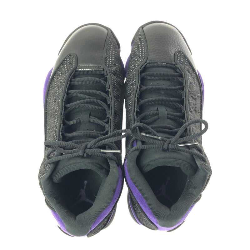 【中古品】【メンズ】 NIKE AIR JORDAN 13 COURT PURPLE DJ5982-015 エアジョーダン13 コート パープル スニーカー シューズ 靴 160-260522-ki-05-tagh サイズ：26.5cm US8.5 カラー：BLACK/WHITE-COURT PURPLE 万代Net店