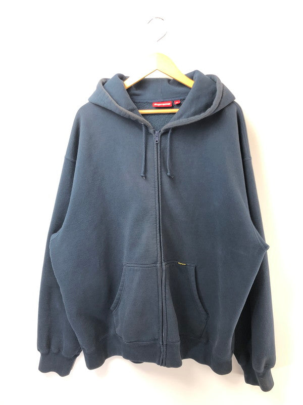 【現状渡し品】【メンズ】 SUPREME 24FW WORK ZIP UP HOODED SWEATSHIRT ワークジップアップ フーデッド スウェットシャツ パーカー トップス 149-260528-ki-04-tagh サイズ：XXL カラー：ネイビー 万代Net店