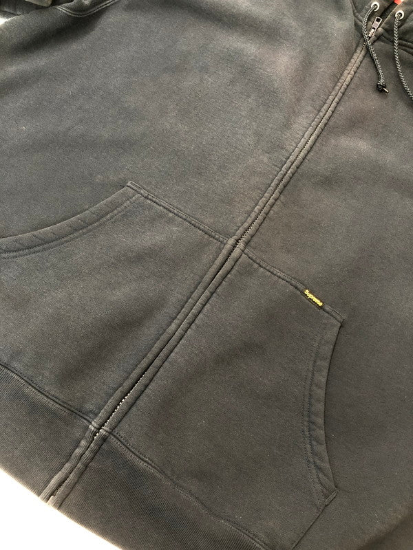 【現状渡し品】【メンズ】 SUPREME 24FW WORK ZIP UP HOODED SWEATSHIRT ワークジップアップ フーデッド スウェットシャツ パーカー トップス 149-260528-ki-04-tagh サイズ：XXL カラー：ネイビー 万代Net店
