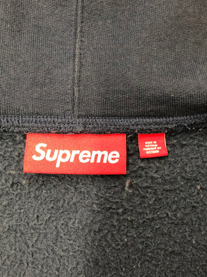 【現状渡し品】【メンズ】 SUPREME 24FW WORK ZIP UP HOODED SWEATSHIRT ワークジップアップ フーデッド スウェットシャツ パーカー トップス 149-260528-ki-04-tagh サイズ：XXL カラー：ネイビー 万代Net店