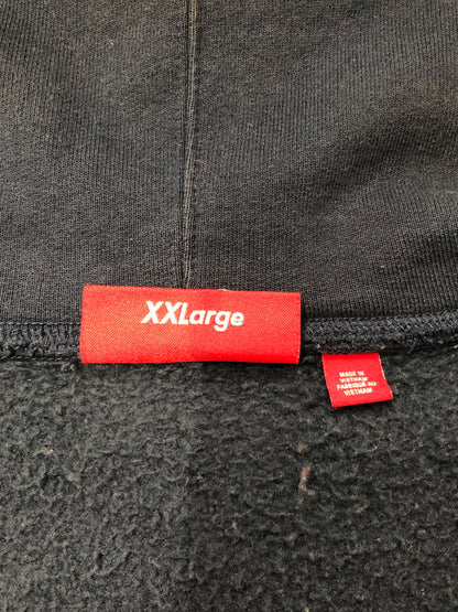 【現状渡し品】【メンズ】 SUPREME 24FW WORK ZIP UP HOODED SWEATSHIRT ワークジップアップ フーデッド スウェットシャツ パーカー トップス 149-260528-ki-04-tagh サイズ：XXL カラー：ネイビー 万代Net店