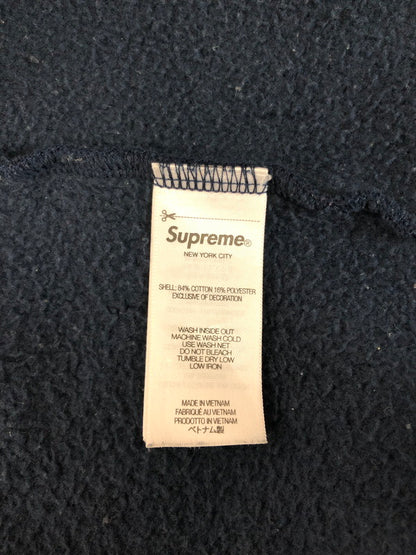 【現状渡し品】【メンズ】 SUPREME 24FW WORK ZIP UP HOODED SWEATSHIRT ワークジップアップ フーデッド スウェットシャツ パーカー トップス 149-260528-ki-04-tagh サイズ：XXL カラー：ネイビー 万代Net店
