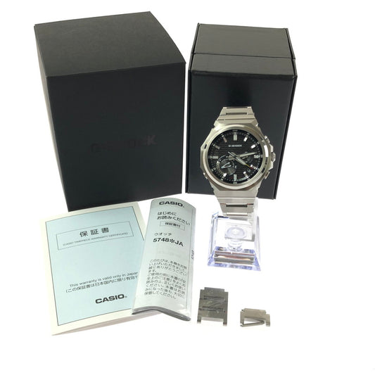 【中古品】 G-SHOCK ジーショック GST-B1000D-1AJF G-STEEL GST-B1000 SERIES アナログ ソーラー 腕時計 196-260515-ty-10-tagh カラー：シルバー 万代Net店