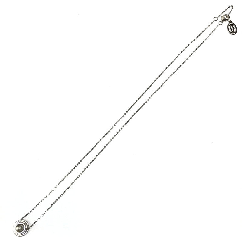 【中古品】【レディース】 CARTIER カルティエ AU750 ダイヤモンド ダムールネックレス アクセサリー 182-260509-na-01-tag カラー：シルバー 万代Net店