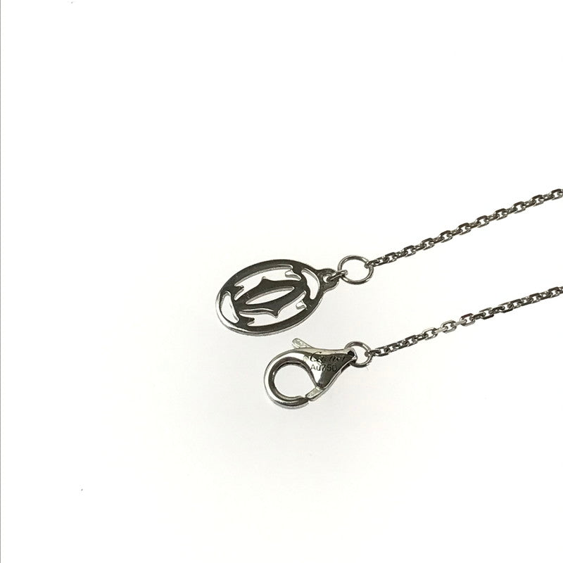 【中古品】【レディース】 CARTIER カルティエ AU750 ダイヤモンド ダムールネックレス アクセサリー 182-260509-na-01-tag カラー：シルバー 万代Net店