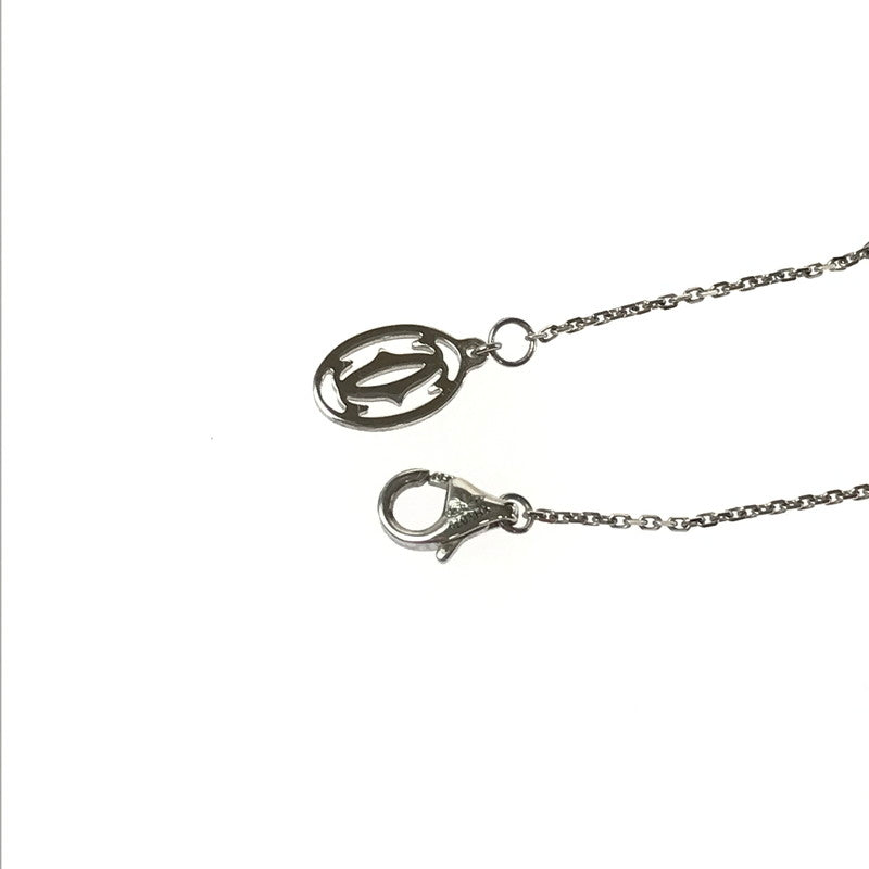 【中古品】【レディース】 CARTIER カルティエ AU750 ダイヤモンド ダムールネックレス アクセサリー 182-260509-na-01-tag カラー：シルバー 万代Net店