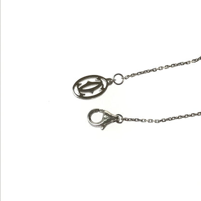 【中古品】【レディース】 CARTIER カルティエ AU750 ダイヤモンド ダムールネックレス アクセサリー 182-260509-na-01-tag カラー：シルバー 万代Net店