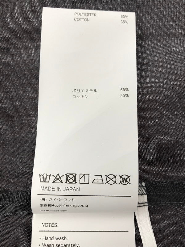 【中古品】【メンズ】 WTAPS ダブルタップス REPO SS CTPL. TWILL 251CWDT-SHM06 半袖シャツ 142-260518-na-01-tagh サイズ：02 カラー：チャコールグレー系 万代Net店