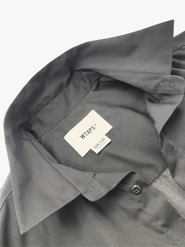 【中古品】【メンズ】 WTAPS ダブルタップス REPO SS CTPL. TWILL 251CWDT-SHM06 半袖シャツ 142-260518-na-01-tagh サイズ：02 カラー：チャコールグレー系 万代Net店