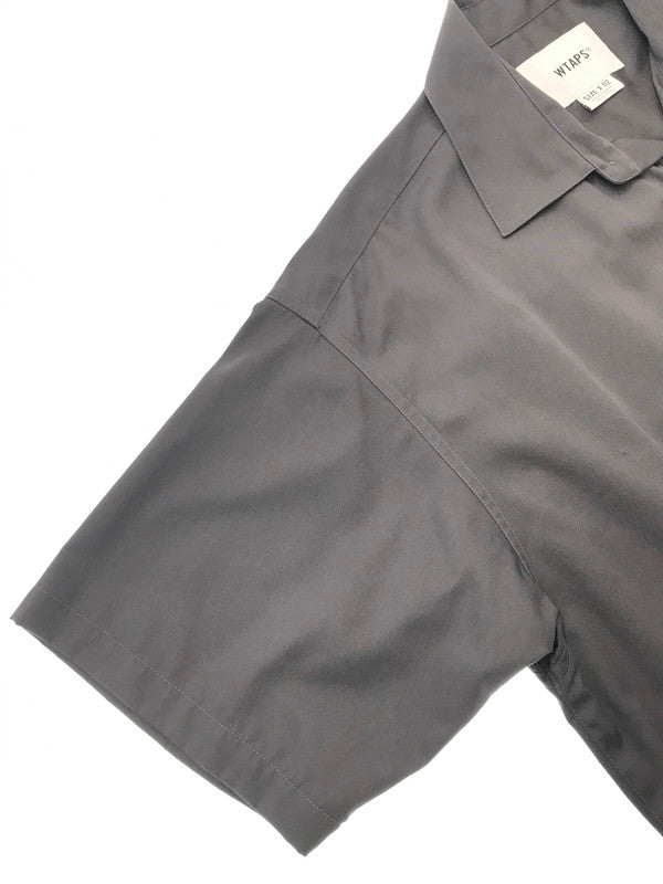 【中古品】【メンズ】 WTAPS ダブルタップス REPO SS CTPL. TWILL 251CWDT-SHM06 半袖シャツ 142-260518-na-01-tagh サイズ：02 カラー：チャコールグレー系 万代Net店