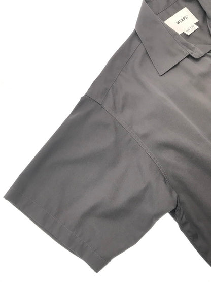 【中古品】【メンズ】 WTAPS ダブルタップス REPO SS CTPL. TWILL 251CWDT-SHM06 半袖シャツ 142-260518-na-01-tagh サイズ：02 カラー：チャコールグレー系 万代Net店