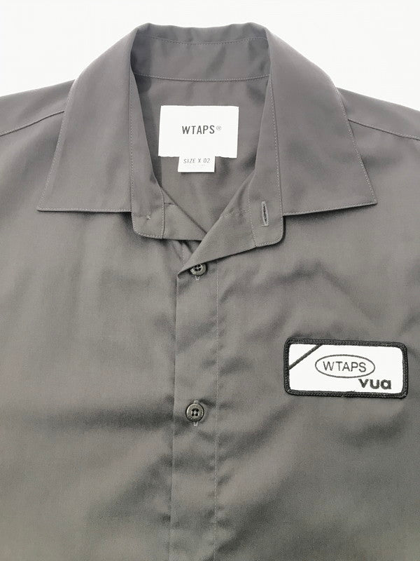 【中古品】【メンズ】 WTAPS ダブルタップス REPO SS CTPL. TWILL 251CWDT-SHM06 半袖シャツ 142-260518-na-01-tagh サイズ：02 カラー：チャコールグレー系 万代Net店
