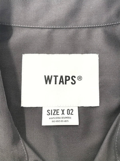 【中古品】【メンズ】 WTAPS ダブルタップス REPO SS CTPL. TWILL 251CWDT-SHM06 半袖シャツ 142-260518-na-01-tagh サイズ：02 カラー：チャコールグレー系 万代Net店