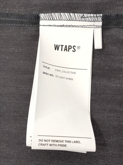 【中古品】【メンズ】 WTAPS ダブルタップス REPO SS CTPL. TWILL 251CWDT-SHM06 半袖シャツ 142-260518-na-01-tagh サイズ：02 カラー：チャコールグレー系 万代Net店