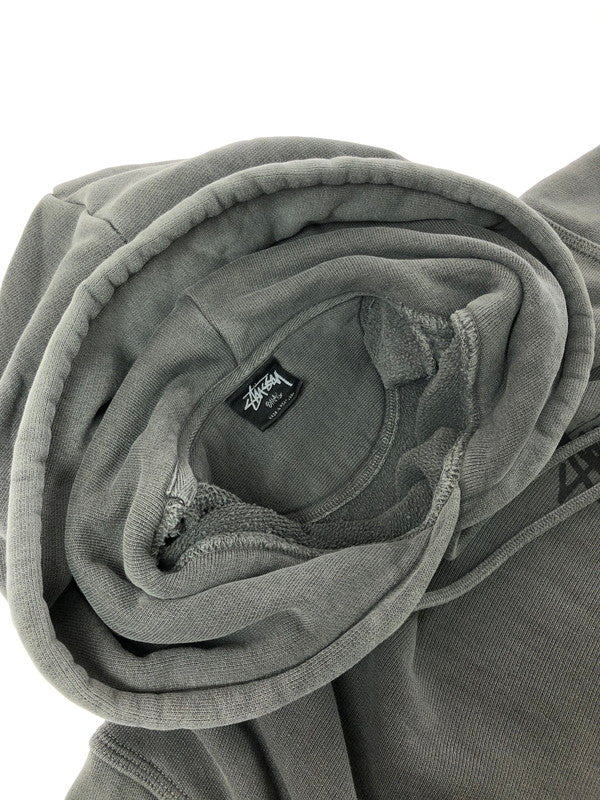 【中古品】【メンズ】 STUSSY ステューシー PIGMENT HOODIE R4000P1G23 ピグメント フーディー パーカー トップス 142-260709-rt-27-tag サイズ：S カラー：グレー 万代Net店